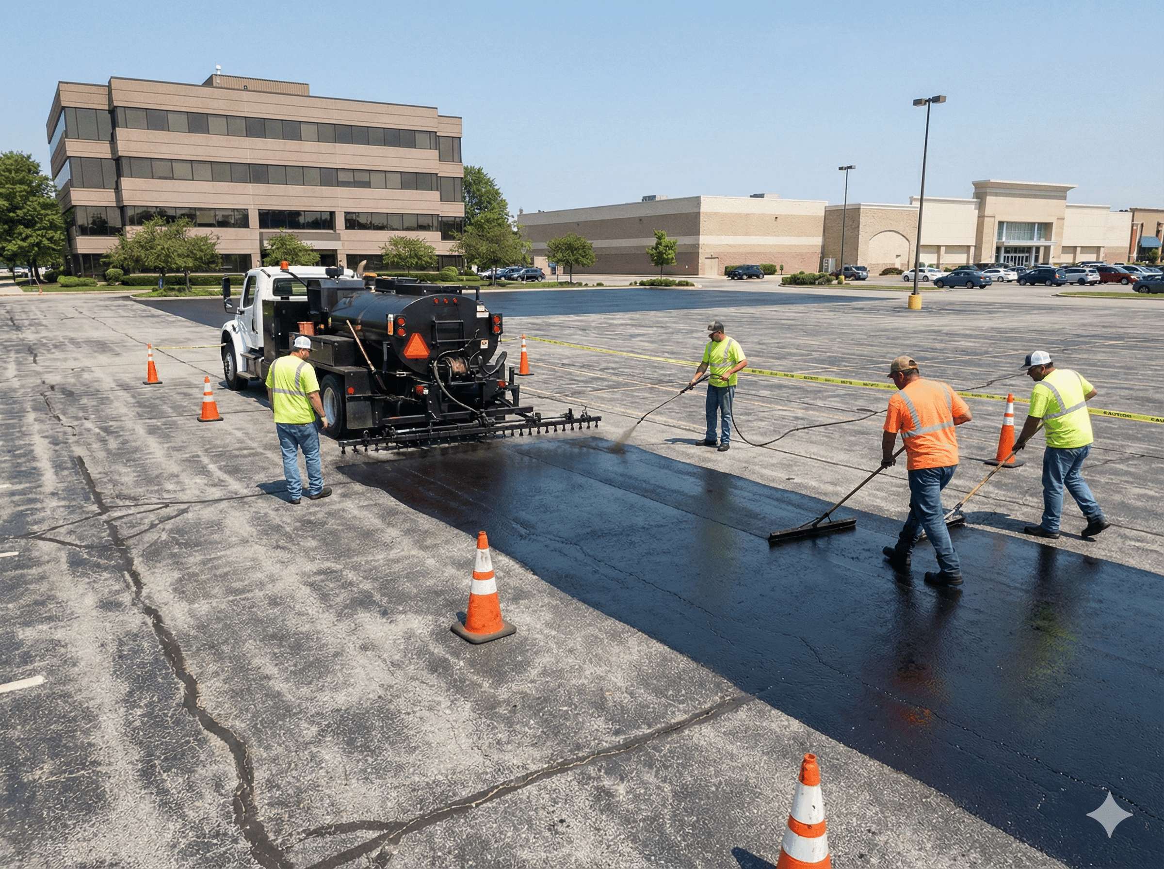 Scellant d’asphalte commercial